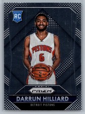 2015-16 Panini Prizm #345 Darrun Hilliard Detroit Pistons RC Rookie