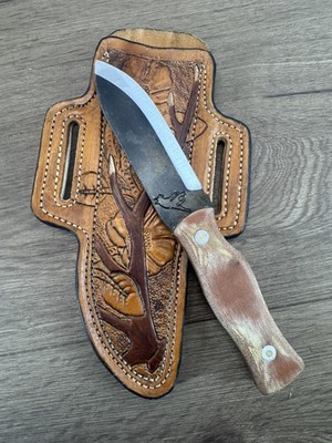 DOGMAN CUSTOM KNIFE 4.5'' SCANDI GRIND BUSH KNIFE 01 TOOL STEEL (WCP033328)