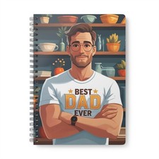 Best Dad Ever Journal, Gift for Father, Dad Appreciation Gift, Father Birthday