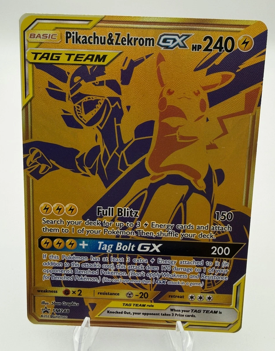 Pikachu & Zekrom GX SM248 Sm for sale | eBay