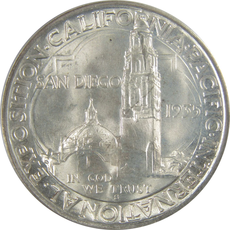 San Diego Commemorative Half Dollar 1935 S MS 65 PCGS SKU:I18933 - Image 4 of 4