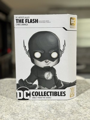 DC Artists Alley THE FLASH / BLACK & WHITE Chris Uminga JLA MIB COLLECTOR GRADE