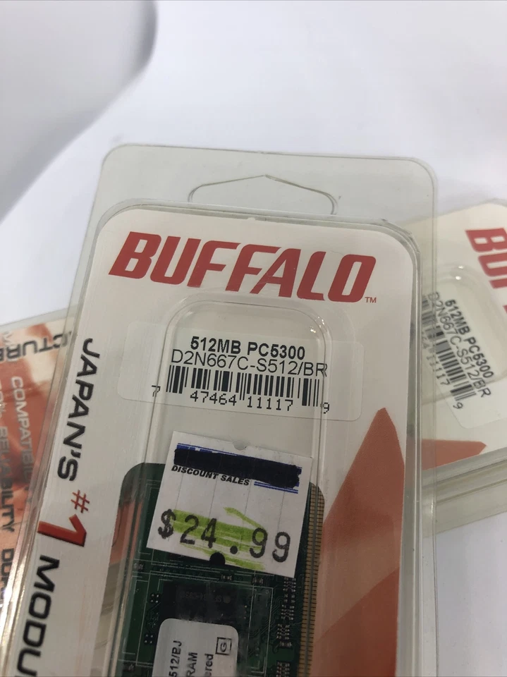 NEW 1GB 2pcs 512mb PC2-5300S-555 667MHz DDR2 SDRAM Laptop SODIMM Memory NonECC - Image 3 of 4