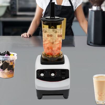 1200ml Tea Brewing Machine Juice Shakes Mixer W/ 4 Cups Smoothie Drink Blender