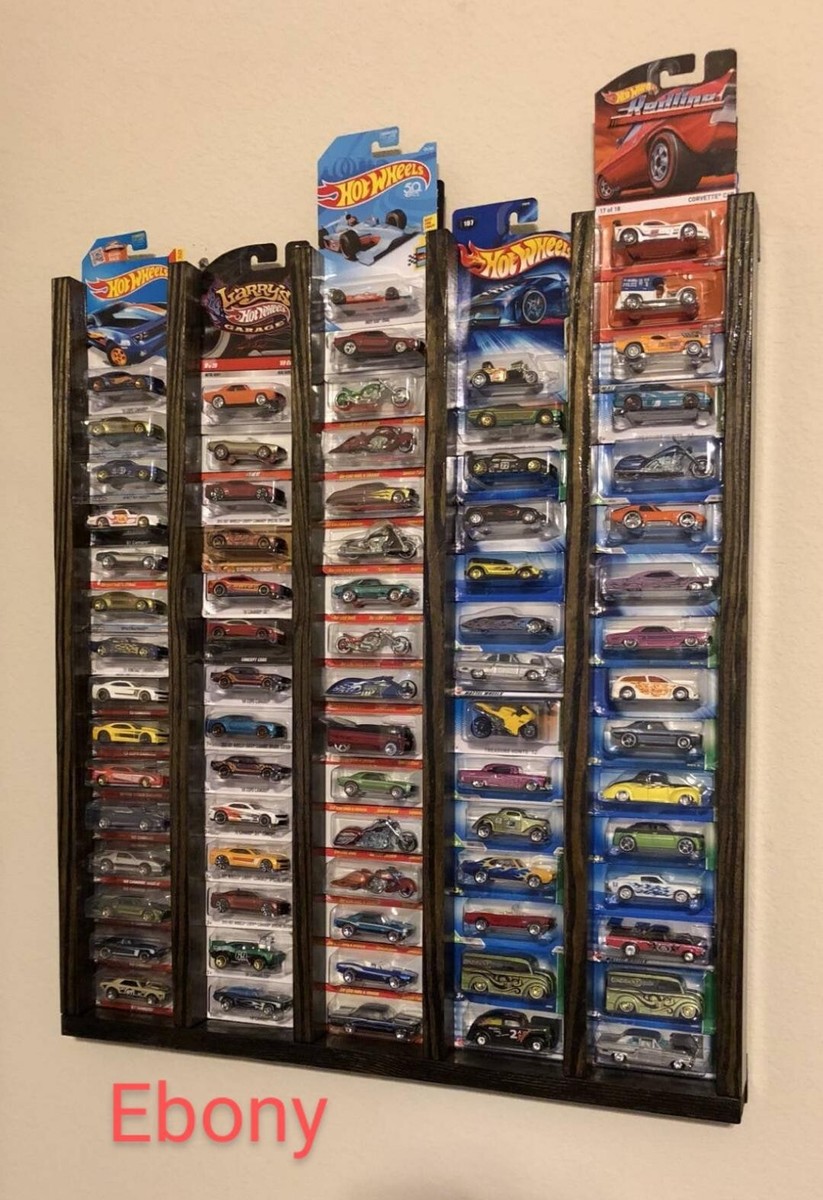 Hot Wheels/Matchbox Display Shelf 60 Cars 2'x2' | eBay