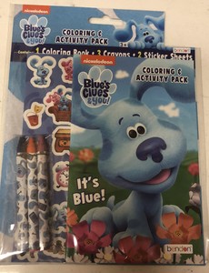 nickelodeon blues clues you coloring activity pack new crayons