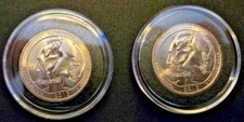 2013 P&D Washington/Mt Rushmore Uncirculated Quarter Encapsulated