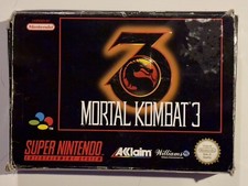 Thumbnail of ebay&reg; auction 404731690720 | Mortal Kombat 3 für Super Nintendo SNES komplett mit Handbuch PAL UK