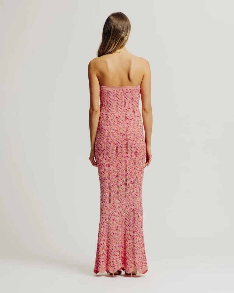 Torn By Ronny Kobo Women's Tasha Maxi Knit Dress Sz M - Image 2 of 4