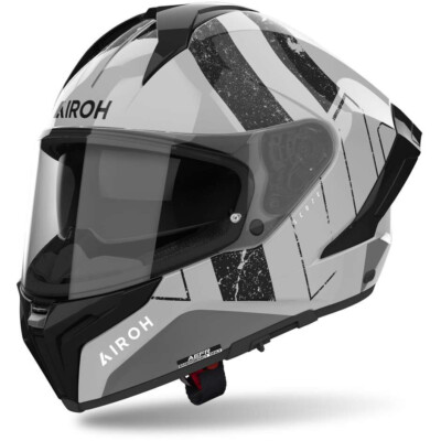 Airoh Matryx Scope Full Face Motorcycle Helmet Light Grey Size S