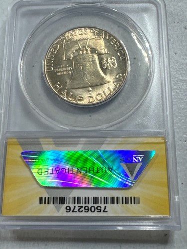 1948 FRANKLIN US Half Dollar, MS64 by ANACS, FBL, SUPERB looking coin!!! - Picture 6 of 6