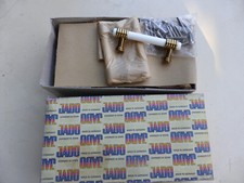 6 poignées plastique blanc