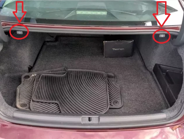 Rear Trunk Envelope Style Cargo Net for VW Volkswagen Passat / CC / Passat CC - Image 4 of 4
