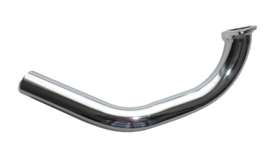 Renn Auspuffrohr Auspuffkrümmer 28mm Chrom zu Tomos A 3 A 35 A 55 Mofa Moped