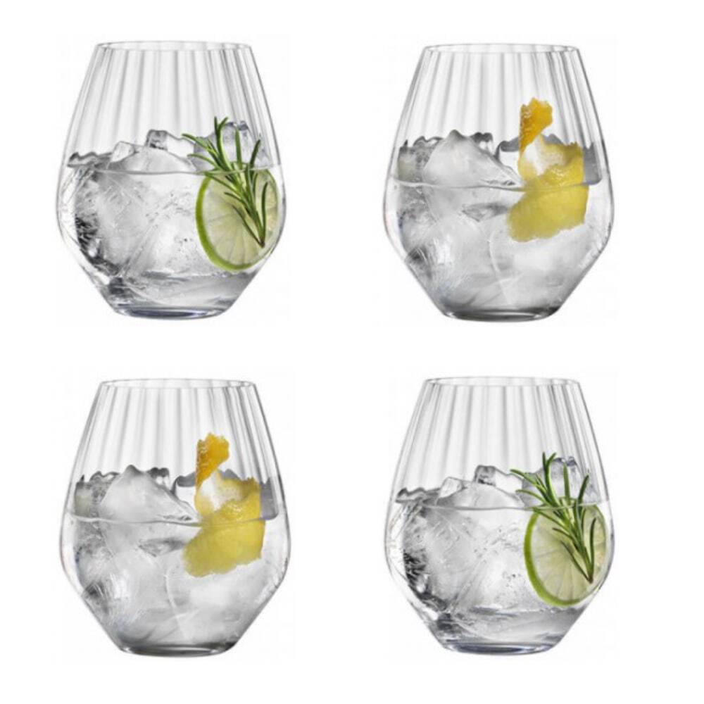 Set 4 Bicchieri Gin Tonic in Cristallo 4810180 Special Glasses Spiegelau & Nacht