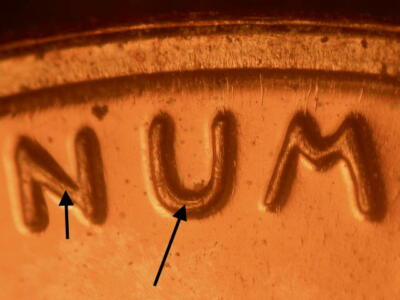 1955  DDR???  Unlisted Doubled Die Reverse Nice Proof Red Lincoln Cent  #5 RARE