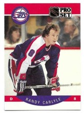 RANDY CARLYLE 1990-91 PRO SET CARD MINT CONDITION