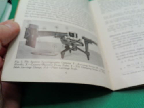AO Spencer Spectrometer pamphlet vintage Estey 1938 American Optical - Picture 5 of 5