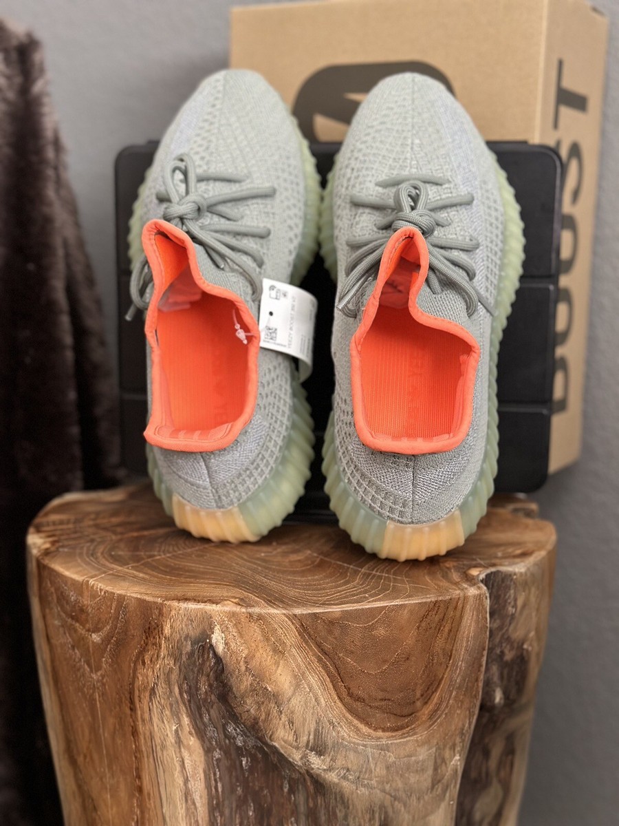adidas gazelle silver green womens Pre-Loved Yeezy x Adidas Boost 350 V2 “Desert Sage” Reflective Trainers main image 0