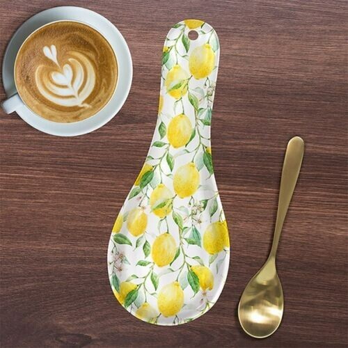 LEONARDO LEMON GROVE MELAMINE TEA BAG SPOON REST HOLDER eBay