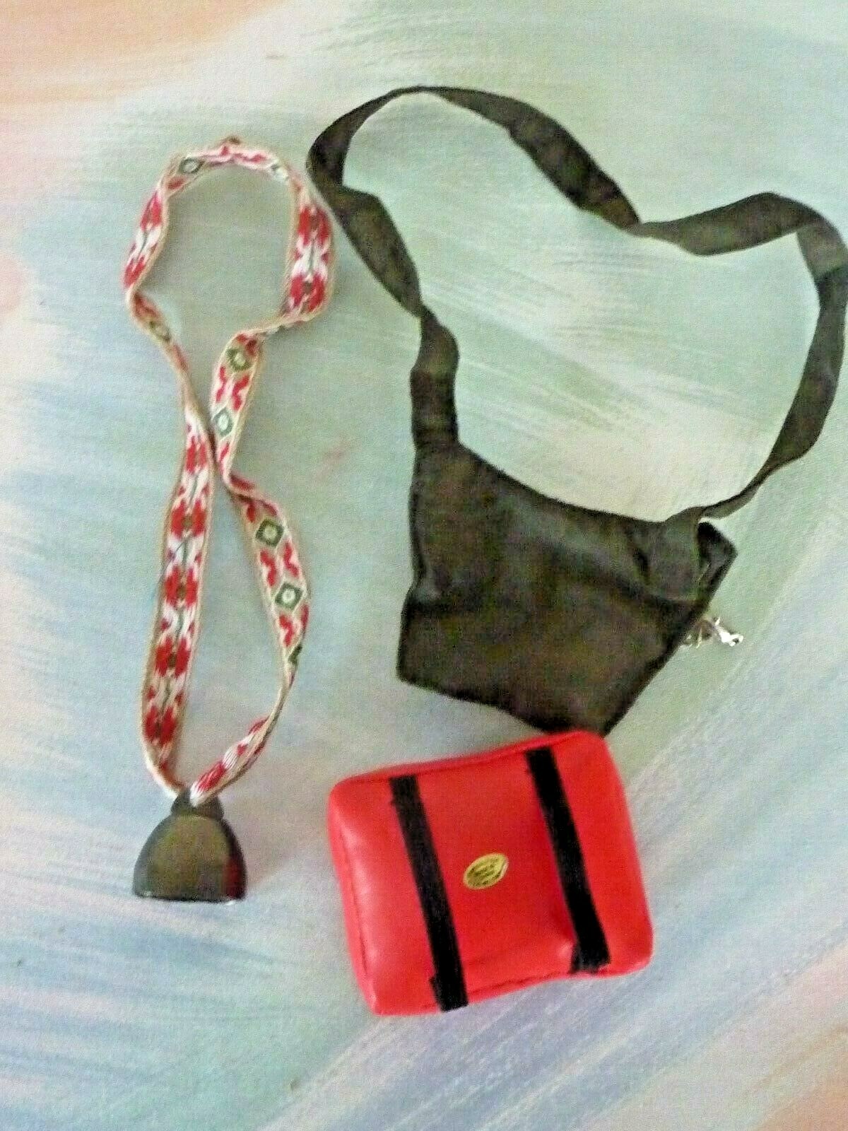 American Girl Pleasant GREEN CROSSBODY PURSE & KARATE SPARRING PAD