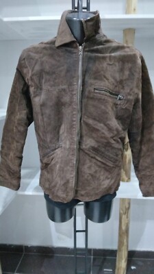 Jacke Von Leder Gebraucht -herren Herr Brown 58-PGS039PI