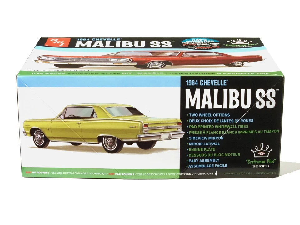 AMT NEW TOOLING Model Kit 1964 Chevelle Malibu SS 1:25 Scale AMT1426 - Image 3 of 4