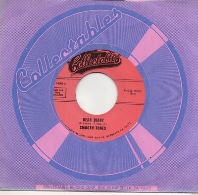 SMOOTH-TONES - DEAR DIARY / CRAZY BABY