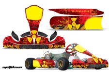 Adesivi Grafici Go Kart Per Tony Kart M4 Carene (Fino Al 2016) MELTDOWN Y R