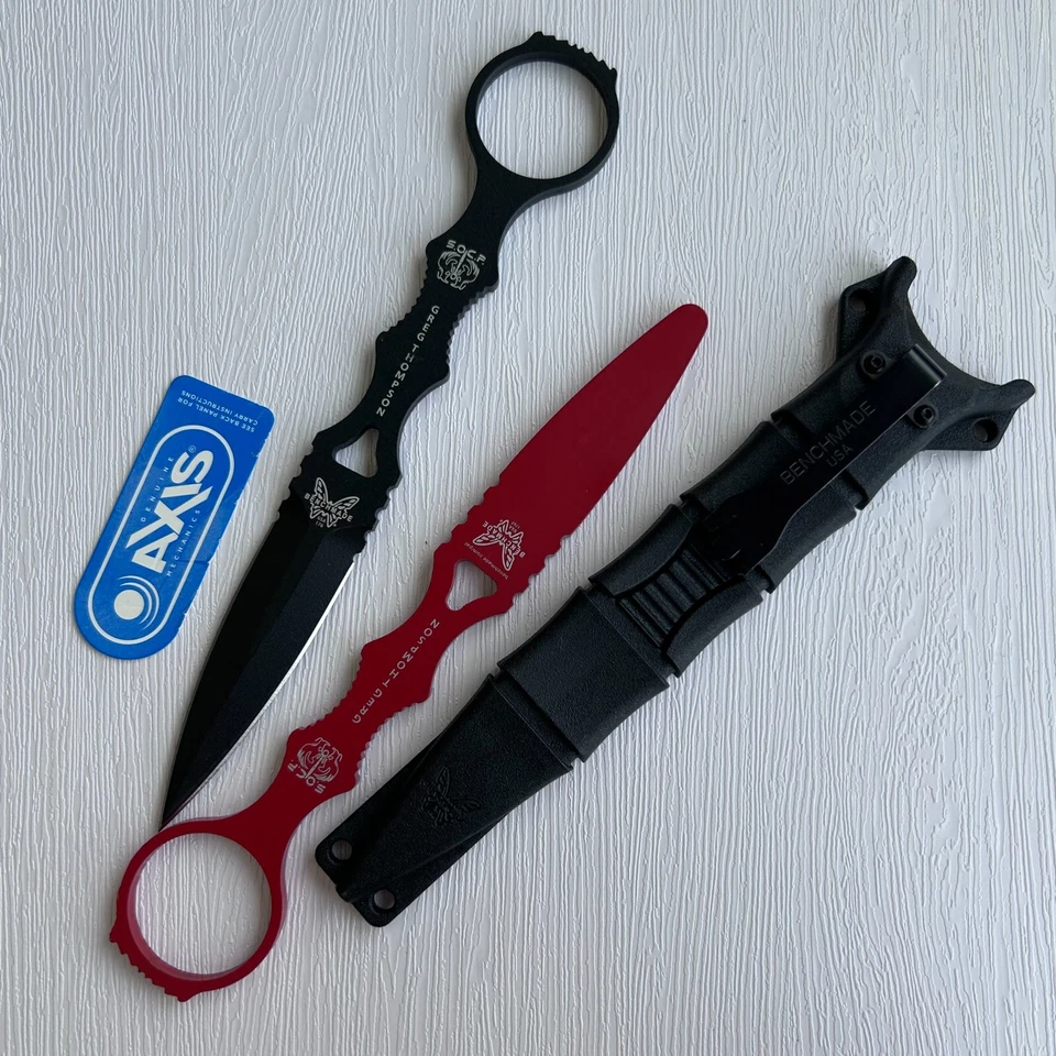 BENCHMADE SOCP Combo Dagger 176BK-COMBO Trainer Set 440c Stainless Steel Handle - Image 3 of 4