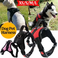 No Pull Dog Harness Large Reflective Dog Harness for Walking Training Running