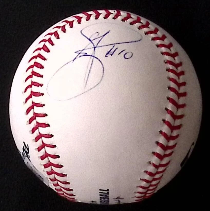 Jurickson Profar 2x Firmado Oficial Grandes Ligas de Béisbol Certificado de Autenticidad Bas Padres Bravos Foto 4 de 4