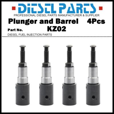 4Pcs Pump Element Plunger and Barrel KZ02 140171-0220 for Bobcat