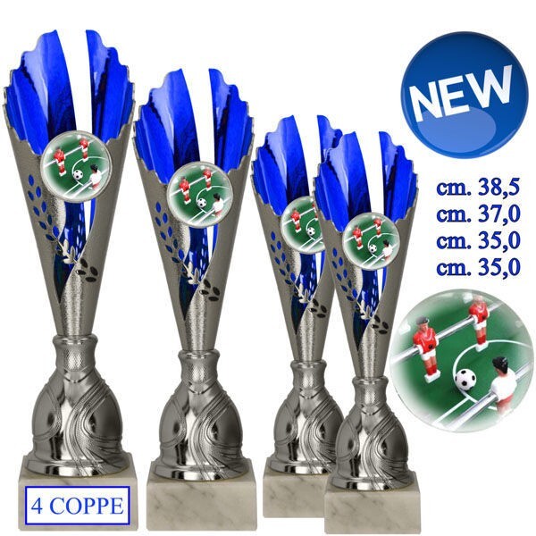 COPPE 7245/S4 Premiazione Serie da coppe Calciobalilla
