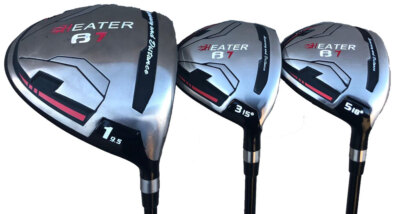 +2'' Taylor Fit Heater B7 graphite regular 9.5, 3 & 5 Mens complete golf wood set