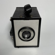Vintage 1950  s Ansco Shur Flash Box Camera Binghamton New York Art Deco