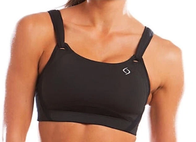 MOVING COMFORT Jubralee Wirefree High Impact Black Sports Bra