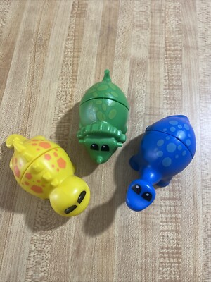 Snap-n-Learn Matching 3 Dinos Dinosaurs Colors Sorting Toys Educational Learning