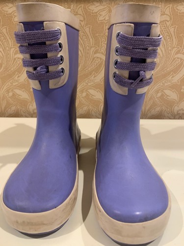 Purple Rubber Rain Boots | eBay