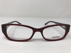 guess red eyeglass frames