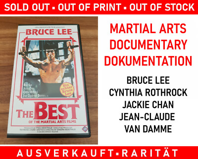 JCVD Van Damme VHS The Best Of The Martial Arts Films Doku Rare