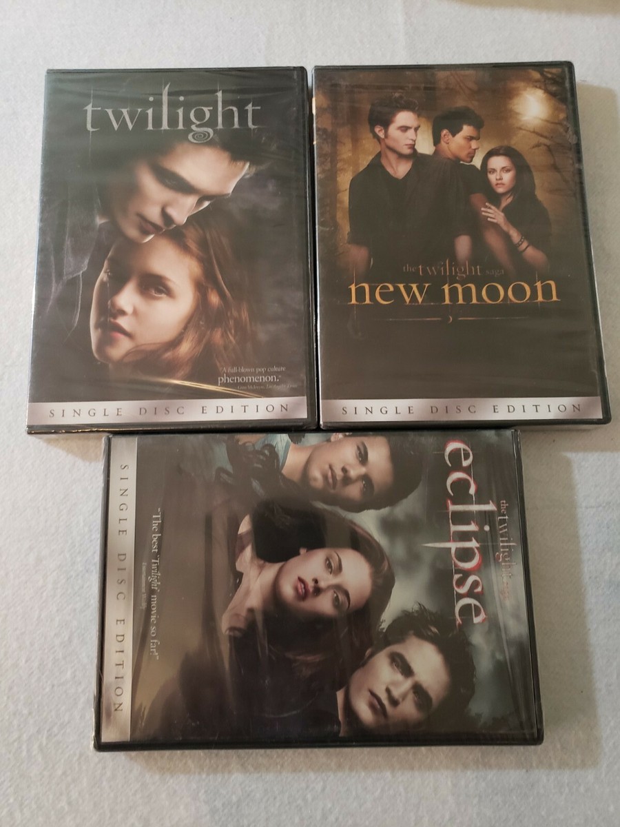 Twilight, Eclipse, And New Moon DVD Set | eBay