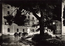 Postcard RPPC Italy Perugia Albergo Brufani Natturna Hotel Old Cars Real Photo