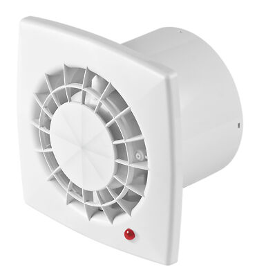 Feuchtesensor Wandventilator 100 mm Decken Lüfter Badezimmer Vent IPX4 Vega