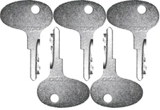 Fits #17 (12343) Mitsubishi/CAT/Kubota/International Replacement Key *5 Pack*