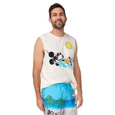 Disney Parks Mickey Mouse Summer Tank Top for Adults Size XL - NWT 