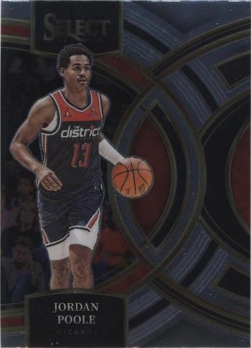 2023-24 Select Jordan Poole #383 Mezzanine Level Orange Tectonic