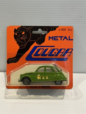 DINKY TOYS SOLIDO COUGAR CITROEN 2CV 1/43 SCALE MADE IN FRANCE.