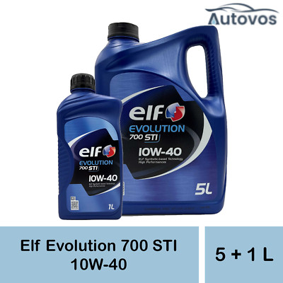 Elf Evolution 700 STI 10W-40 5 + 1 Liter Motoröl MB 229.1 VW Renault ACEA API