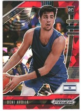 2020-21 Panini Prizm Draft Picks Deni Avdija Rookie Red Ice Washington #6